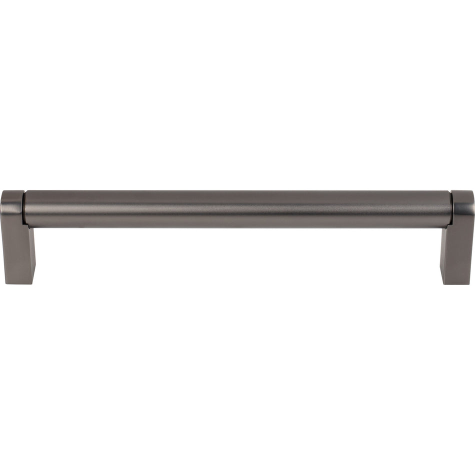Top Knobs M2436: 6-5/16" cc Pennington Round Bar Cabinet Pull - Ash Gray