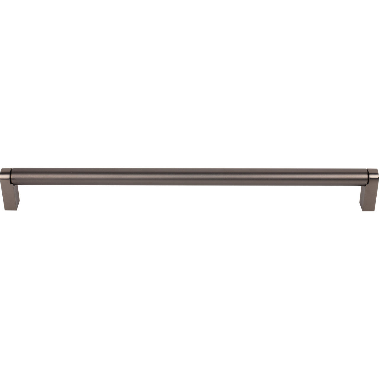 Top Knobs M2438: 11-11/32" cc Pennington Round Bar Cabinet Pull - Ash Gray