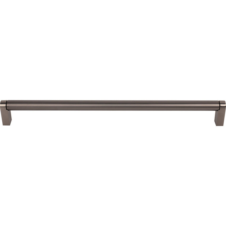 Top Knobs M2438: 11-11/32" cc Pennington Round Bar Cabinet Pull - Ash Gray
