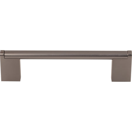 Top Knobs M2445: 5-1/16" cc Princetonian Round Bar Cabinet Pull - Ash Gray