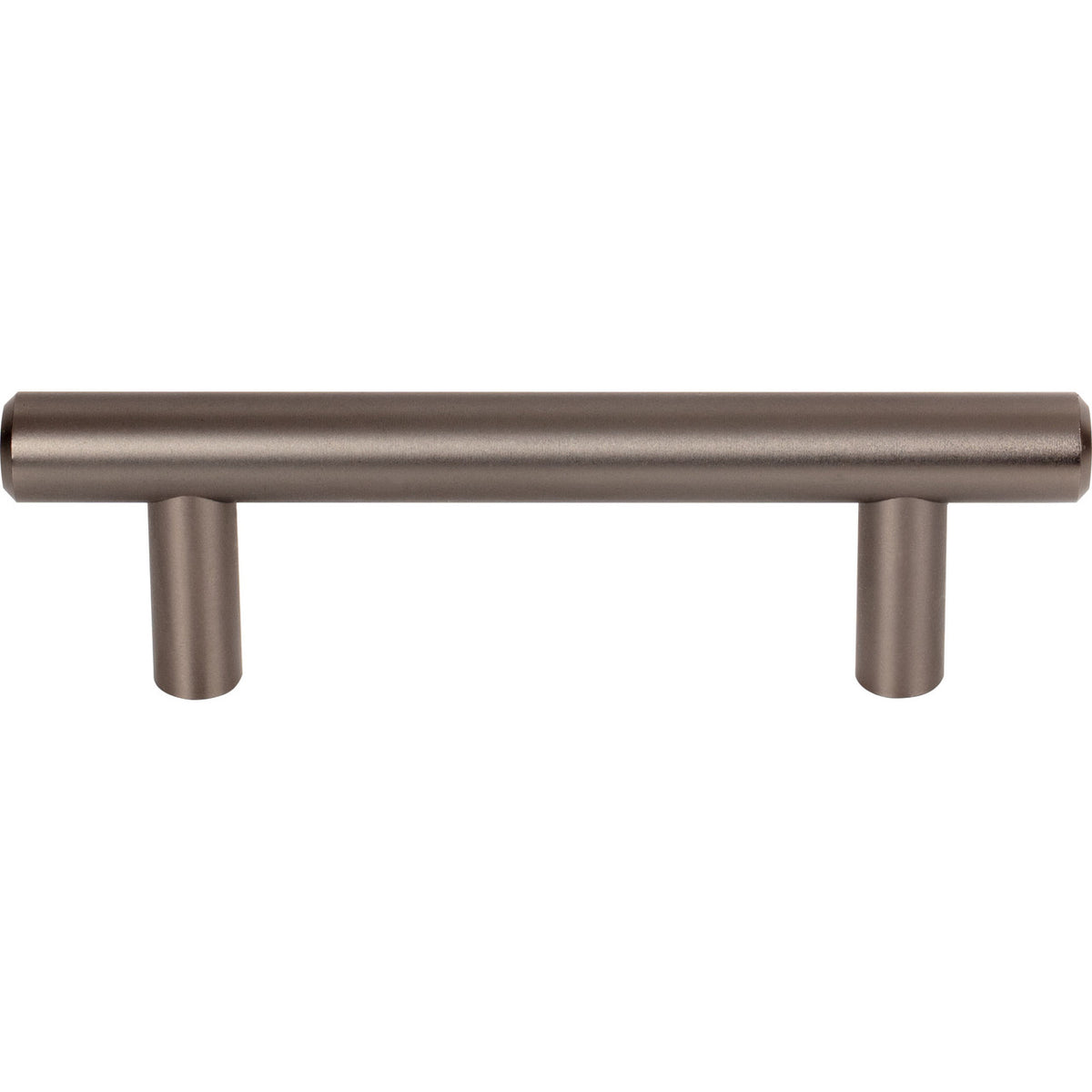 Top Knobs M2453: 3" cc Hopewell Round Bar Cabinet Pull - Ash Gray