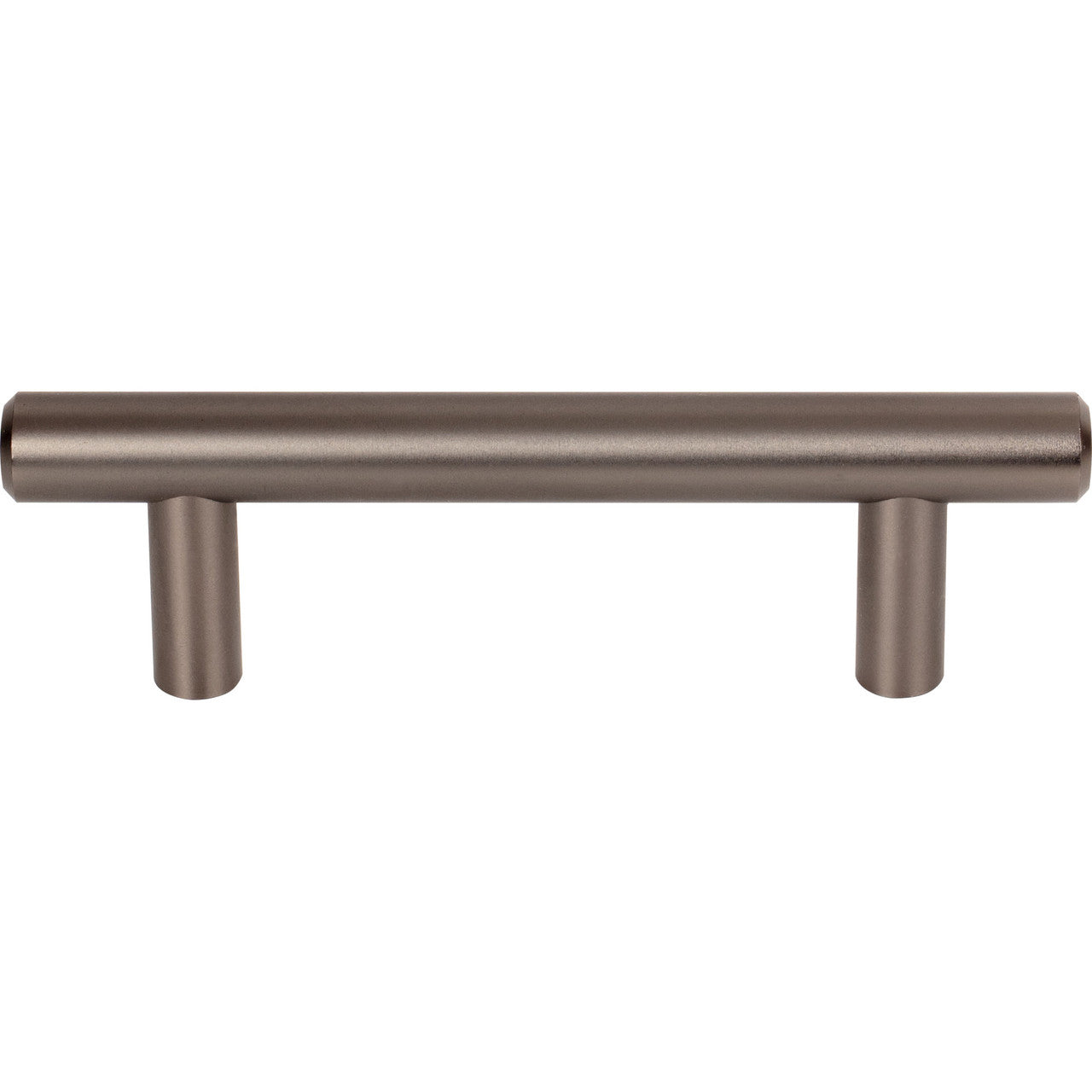 Top Knobs M2453: 3" cc Hopewell Round Bar Cabinet Pull - Ash Gray