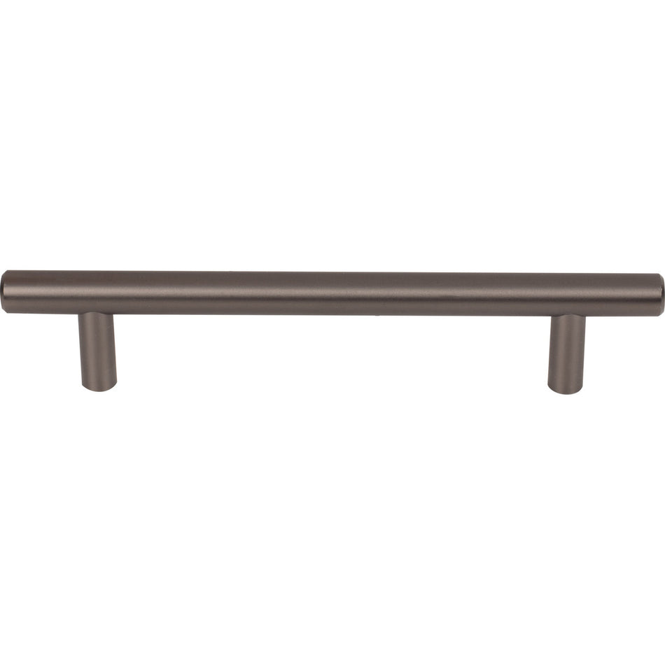 Top Knobs M2454: 5-1/16" cc Hopewell Round Bar Cabinet Pull - Ash Gray