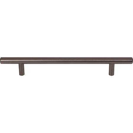 Top Knobs M2455: 6-5/16" cc Hopewell Round Bar Cabinet Pull - Ash Gray