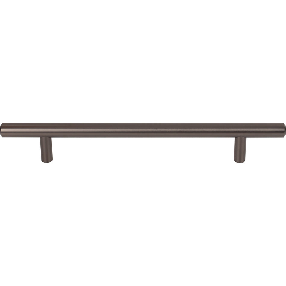 Top Knobs M2455: 6-5/16" cc Hopewell Round Bar Cabinet Pull - Ash Gray