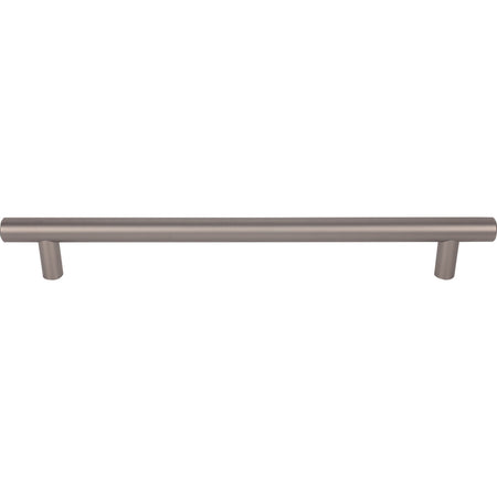 Top Knobs M2462: 12" cc Hopewell Round Bar Appliance Pull - Ash Gray