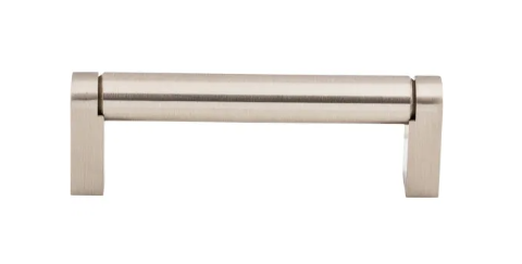 Top Knobs M2476: 24" cc Pennington Round Bar Appliance Pull - Flat Black