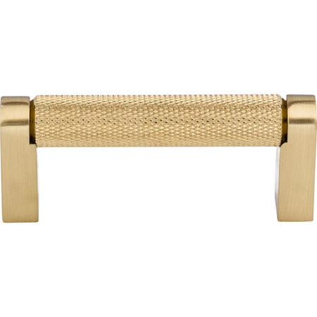 Top Knobs M2600: 3" cc Amwell Round Bar Cabinet Pull - Honey Bronze