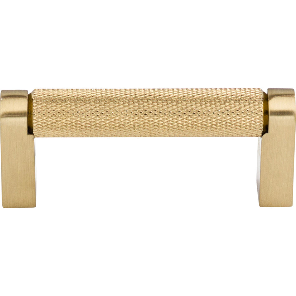 Top Knobs M2600: 3" cc Amwell Round Bar Cabinet Pull - Honey Bronze
