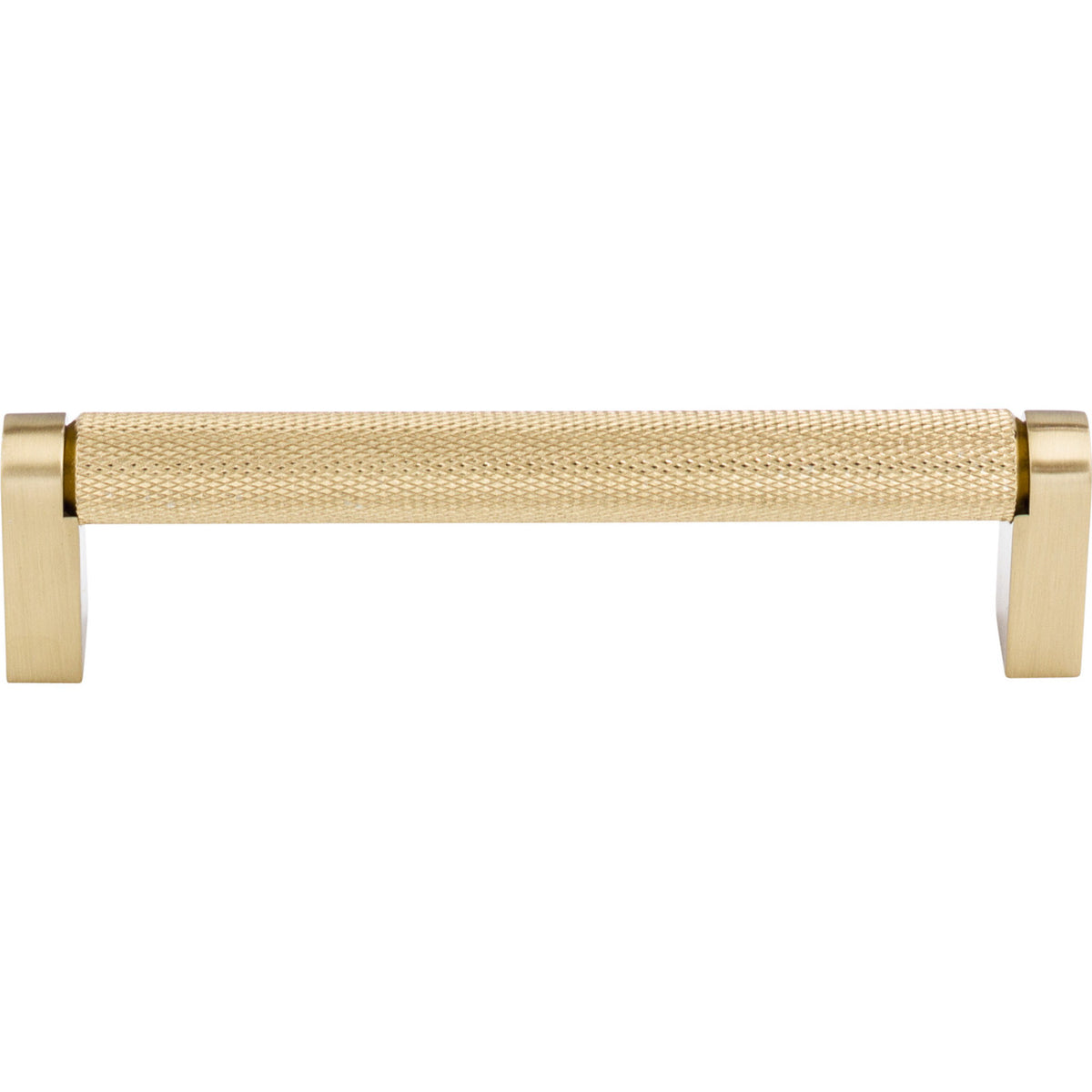 Top Knobs M2602: 5-1/16" cc Amwell Round Bar Cabinet Pull - Honey Bronze