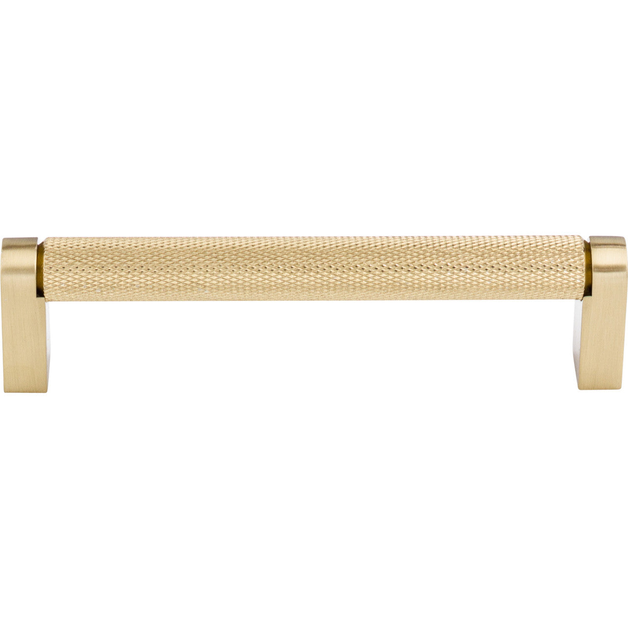 Top Knobs M2602: 5-1/16" cc Amwell Round Bar Cabinet Pull - Honey Bronze