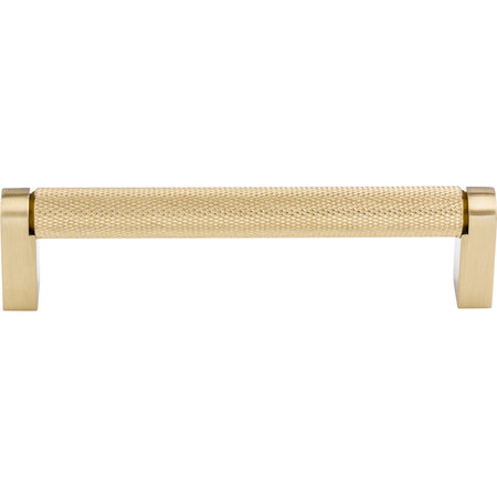 Top Knobs M2602: 5-1/16" cc Amwell Round Bar Cabinet Pull - Honey Bronze