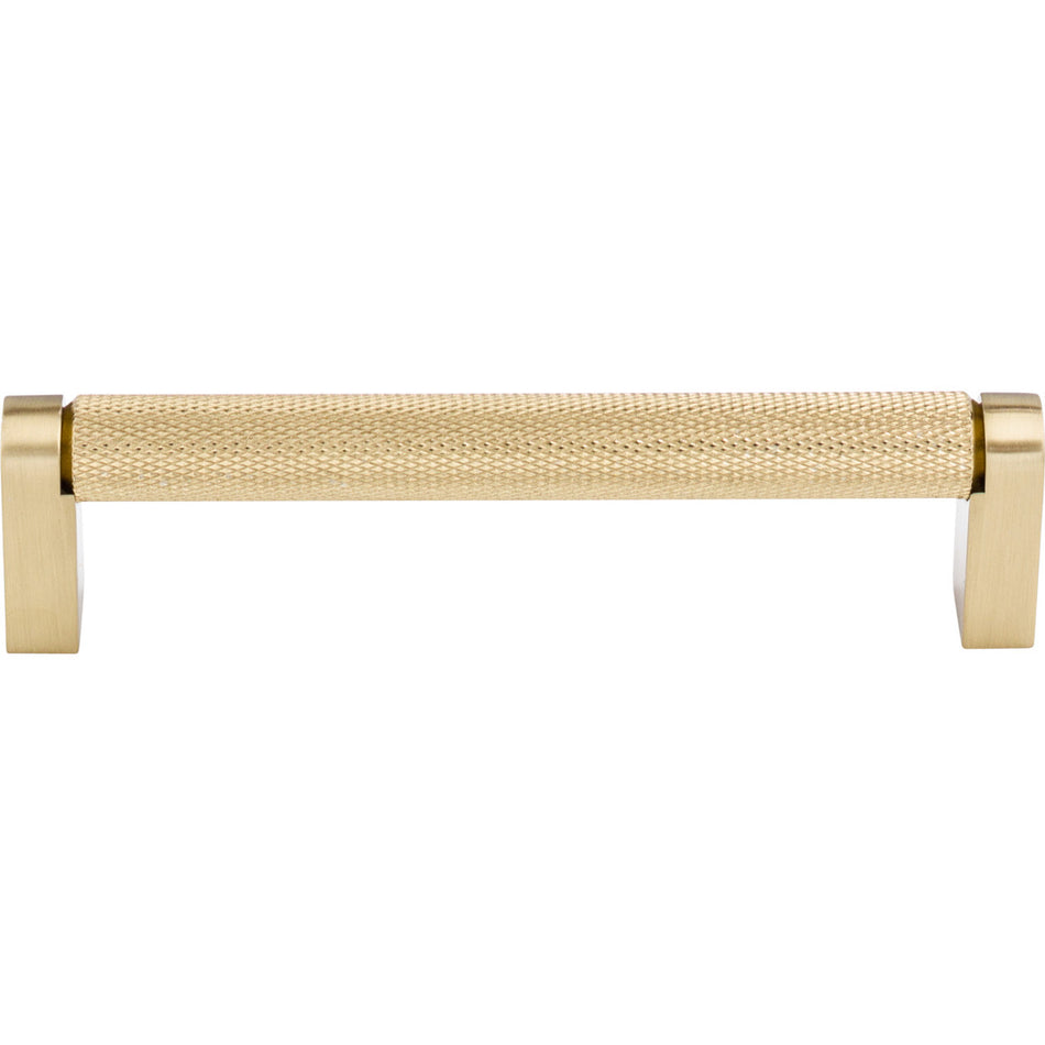 Top Knobs M2602: 5-1/16" cc Amwell Round Bar Cabinet Pull - Honey Bronze