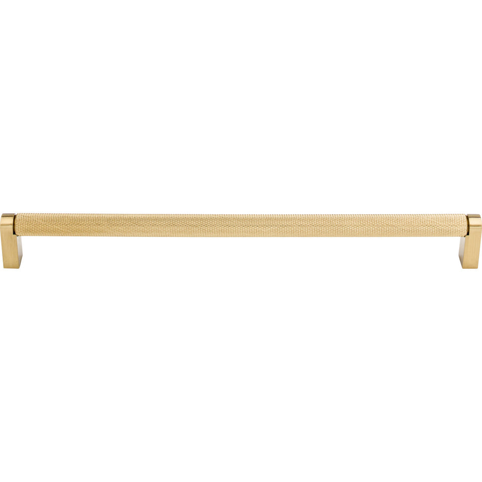 Top Knobs M2609: 30-1/4" cc Amwell Round Bar Cabinet Pull - Honey Bronze
