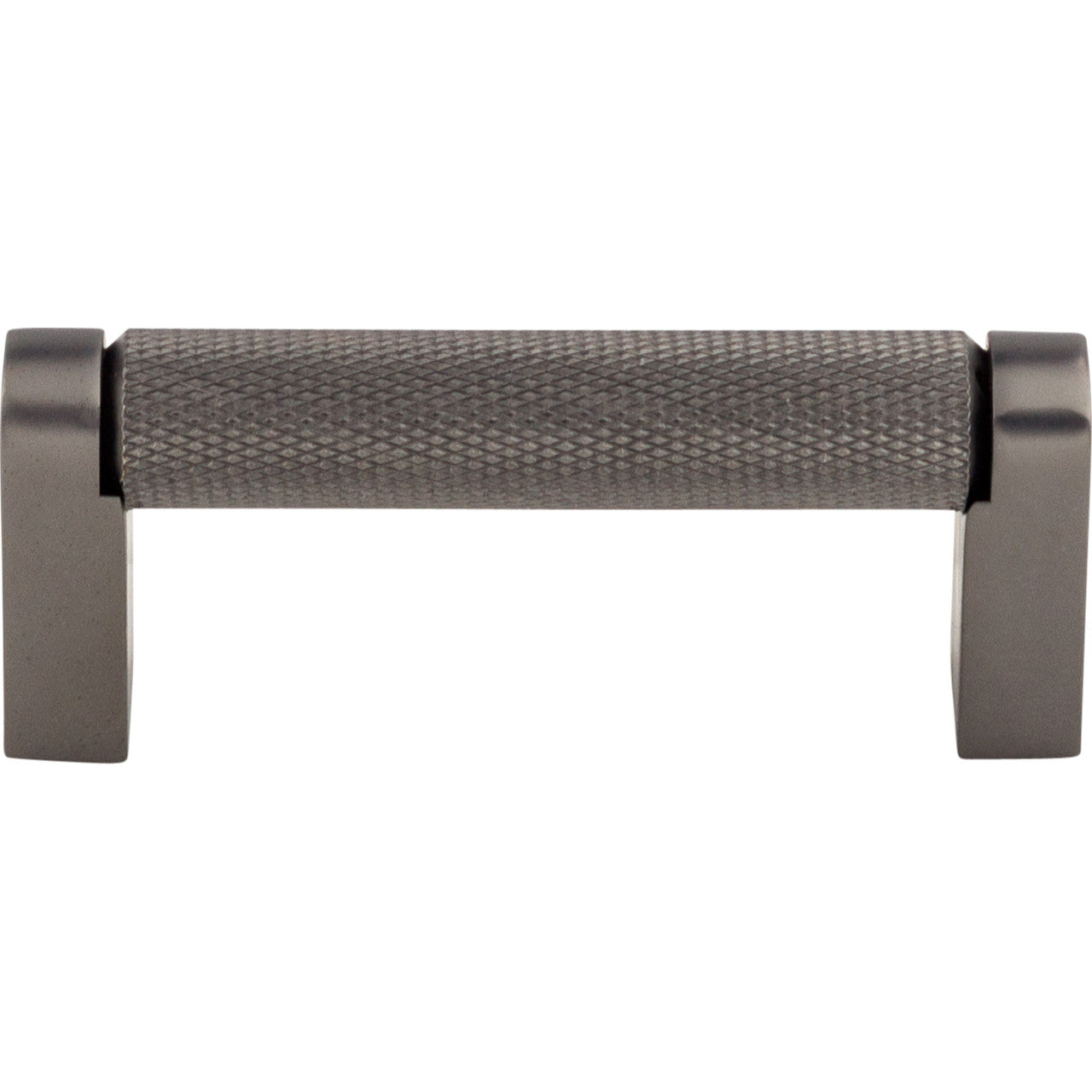 Top Knobs M2614: 3" cc Amwell Round Bar Cabinet Pull - Ash Gray