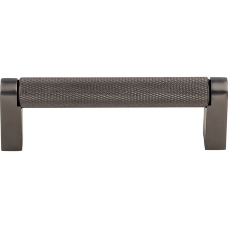 Top Knobs M2615: 3-3/4" cc Amwell Round Bar Cabinet Pull - Ash Gray