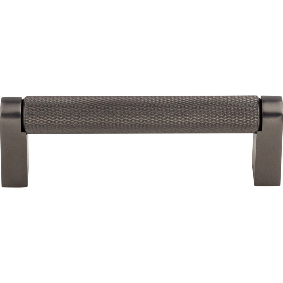 Top Knobs M2615: 3-3/4" cc Amwell Round Bar Cabinet Pull - Ash Gray