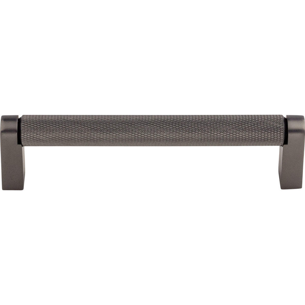 Top Knobs M2616: 5-1/16" cc Amwell Round Bar Cabinet Pull - Ash Gray
