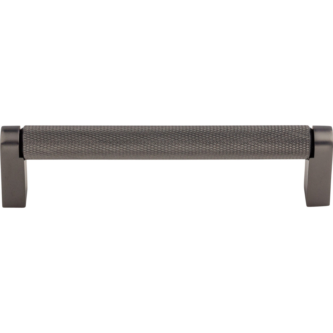 Top Knobs M2616: 5-1/16" cc Amwell Round Bar Cabinet Pull - Ash Gray