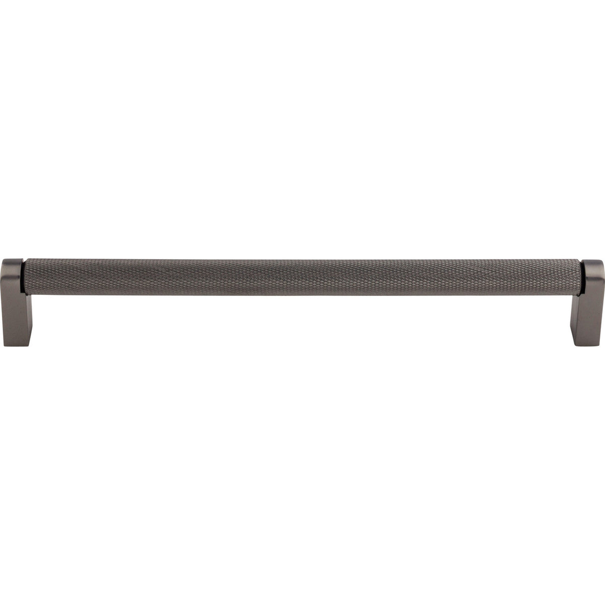 Top Knobs M2618: 8-13/16" cc Amwell Round Bar Cabinet Pull - Ash Gray