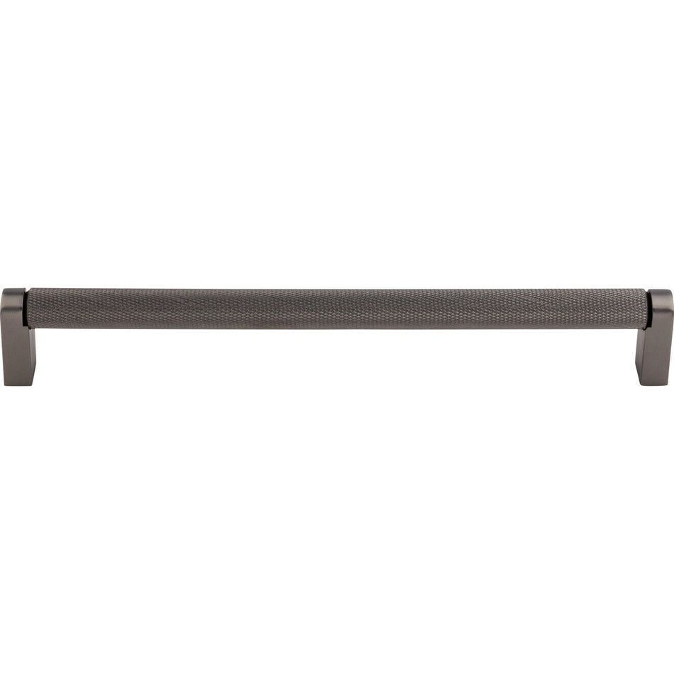 Top Knobs M2618: 8-13/16" cc Amwell Round Bar Cabinet Pull - Ash Gray