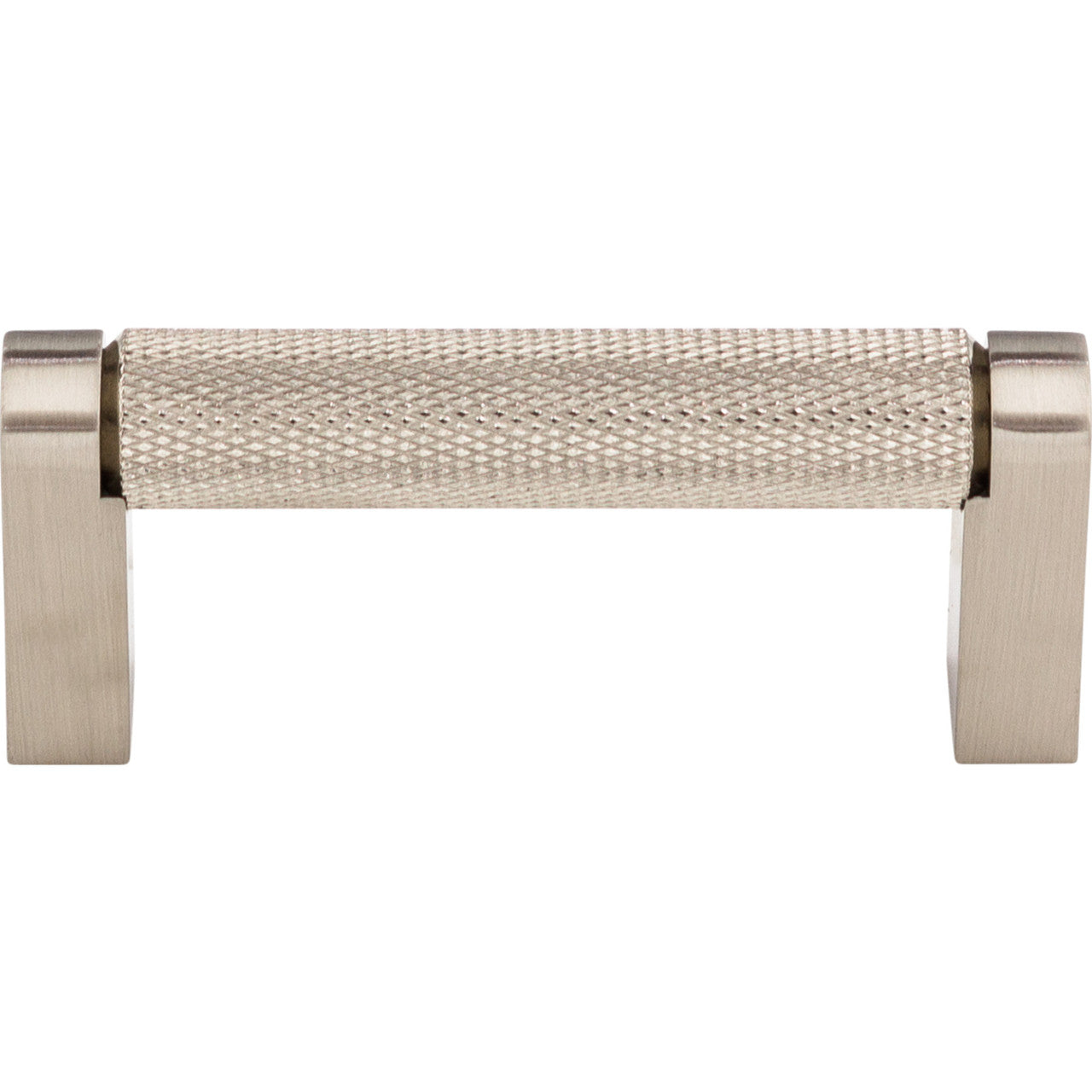 Top Knobs M2642: 3" cc Amwell Round Bar Cabinet Pull - Brushed Satin Nickel