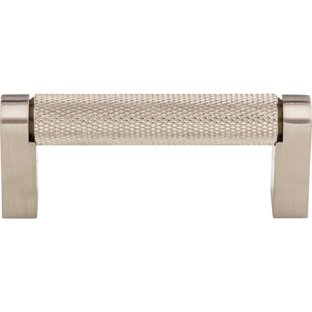 Top Knobs M2642: 3" cc Amwell Round Bar Cabinet Pull - Brushed Satin Nickel