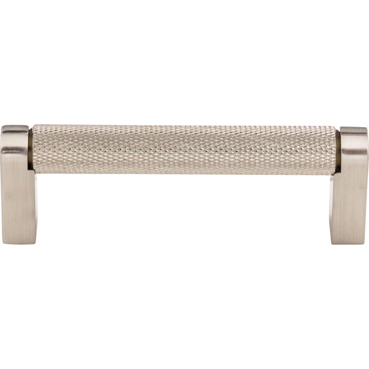 Top Knobs M2643: 3-3/4" cc Amwell Round Bar Cabinet Pull - Brushed Satin Nickel