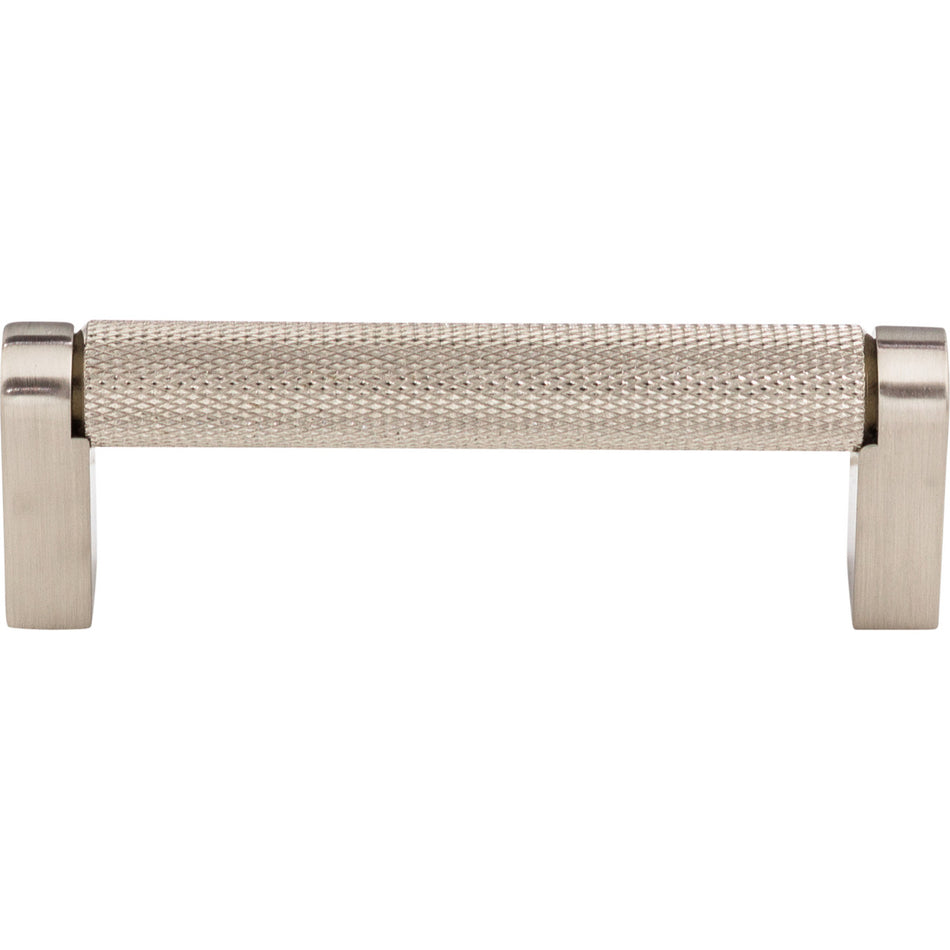 Top Knobs M2643: 3-3/4" cc Amwell Round Bar Cabinet Pull - Brushed Satin Nickel