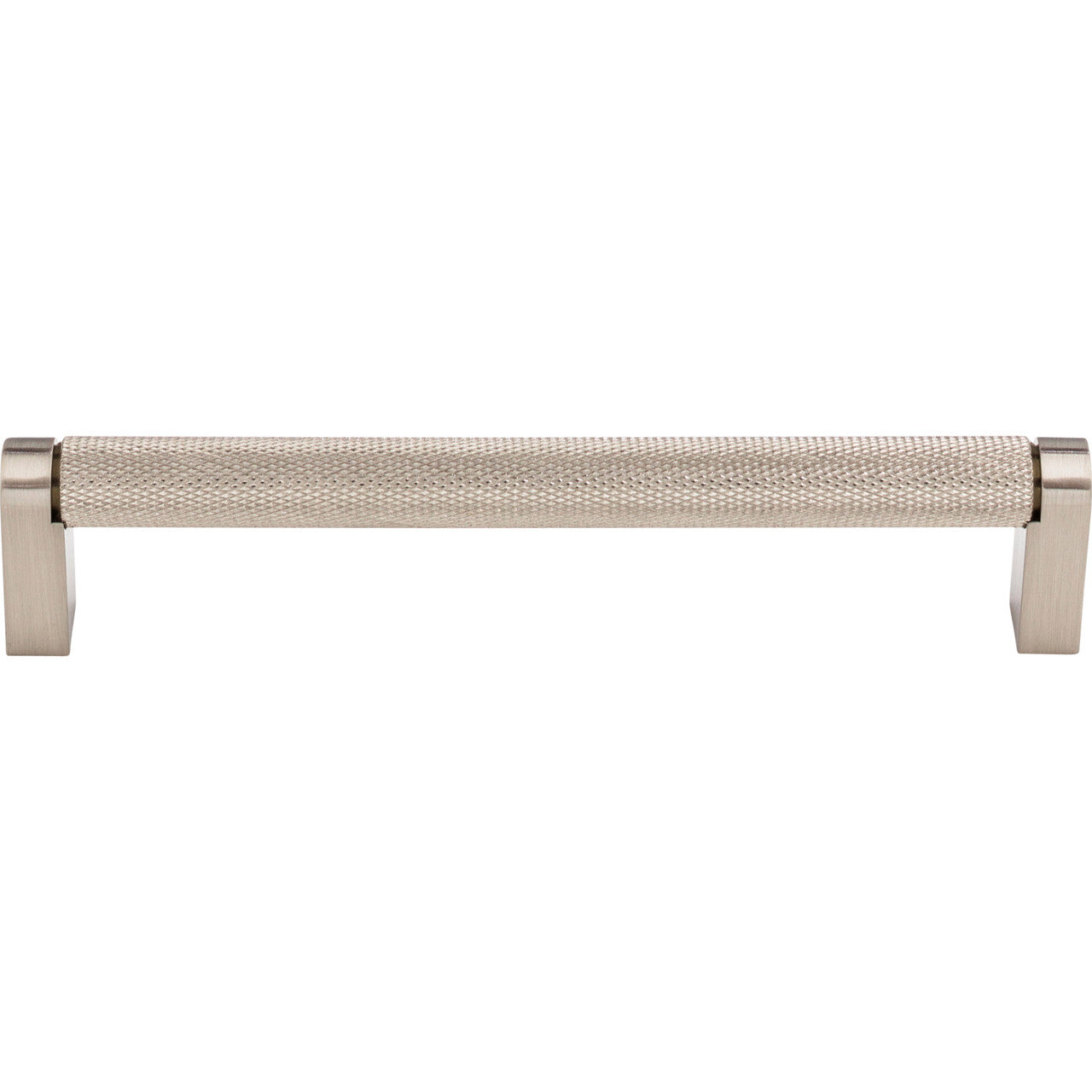 Top Knobs M2645: 6-5/16" cc Amwell Round Bar Cabinet Pull - Brushed Satin Nickel