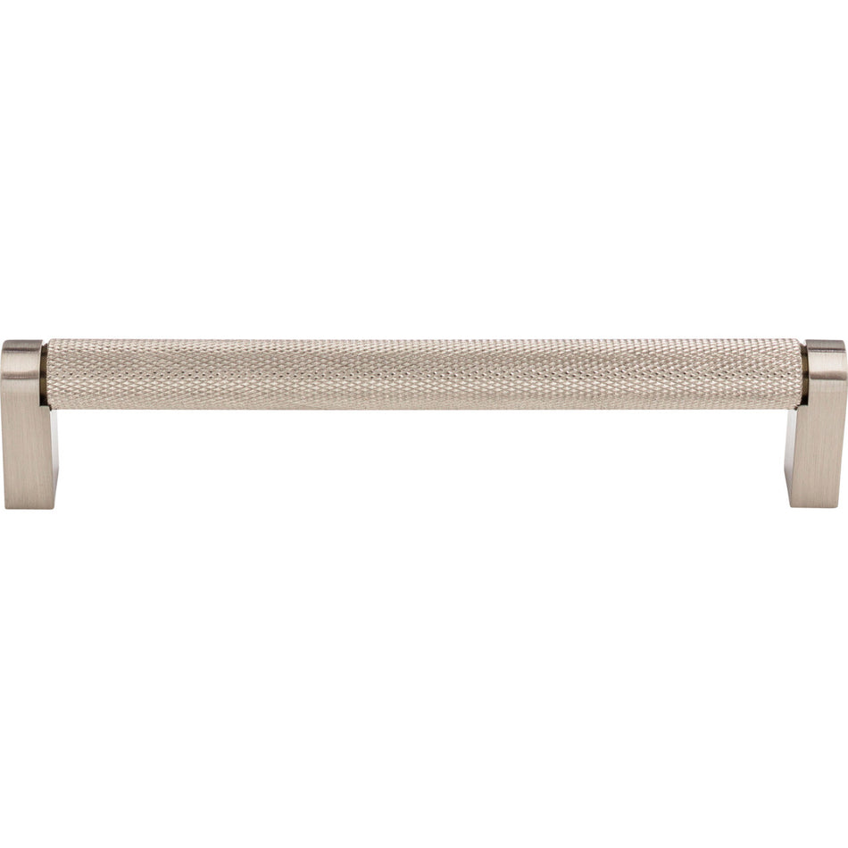 Top Knobs M2645: 6-5/16" cc Amwell Round Bar Cabinet Pull - Brushed Satin Nickel