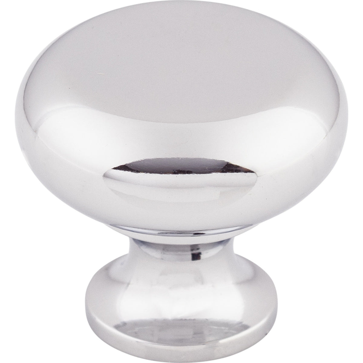 Top Knobs M270: 1-1/4" Somerset II Flat Faced Cabinet Knob - Polished Chrome