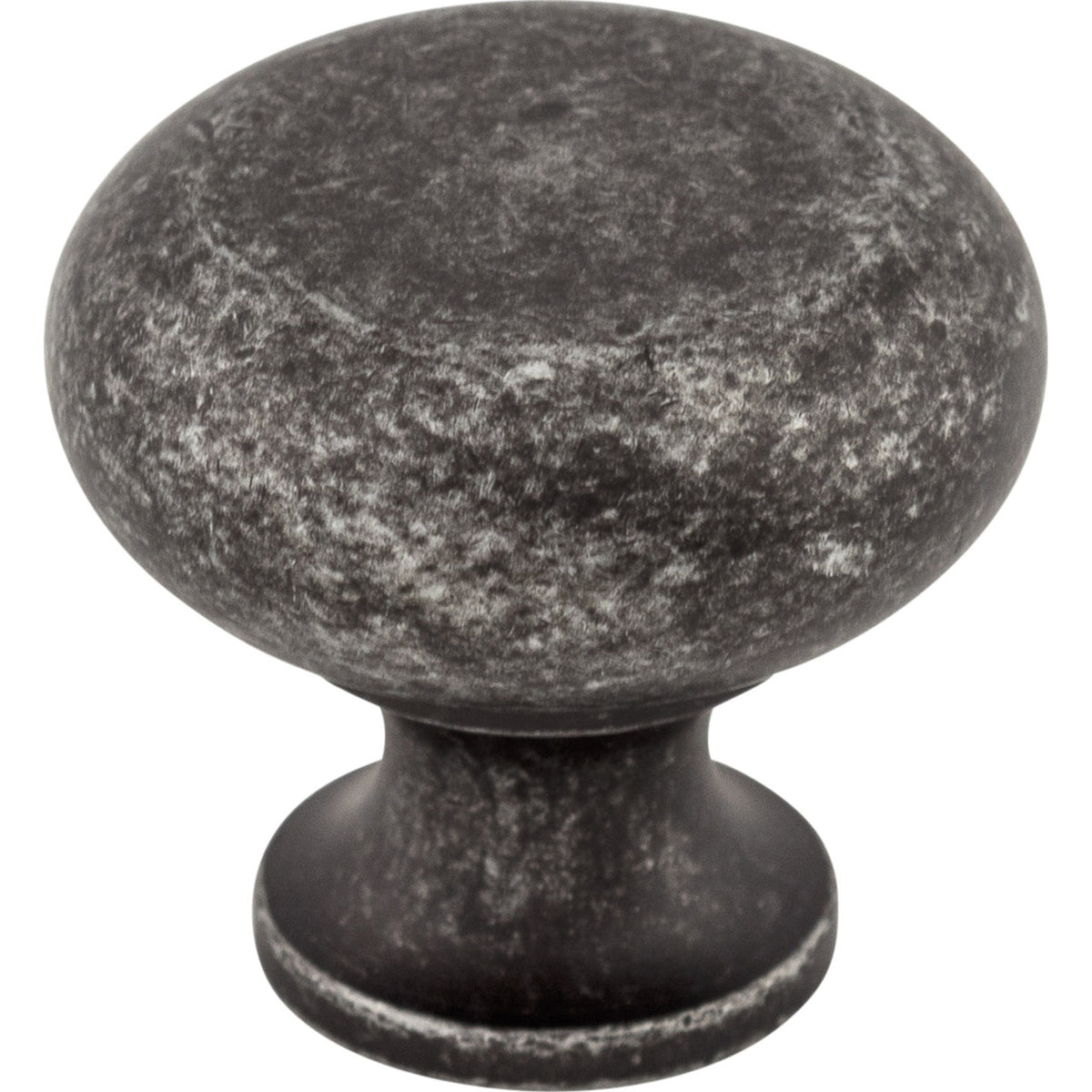 Top Knobs M273: 1-1/4" Somerset II Flat Faced Cabinet Knob - Black Iron