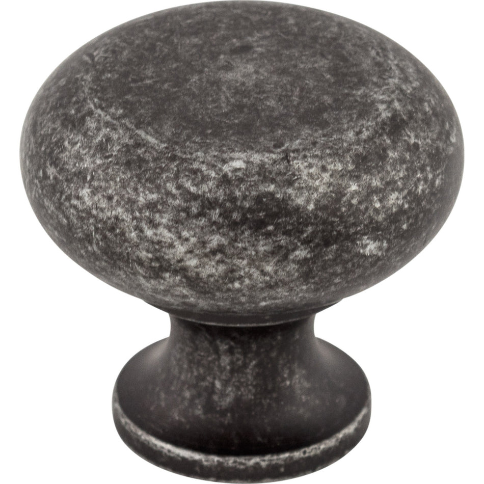 Top Knobs M273: 1-1/4" Somerset II Flat Faced Cabinet Knob - Black Iron