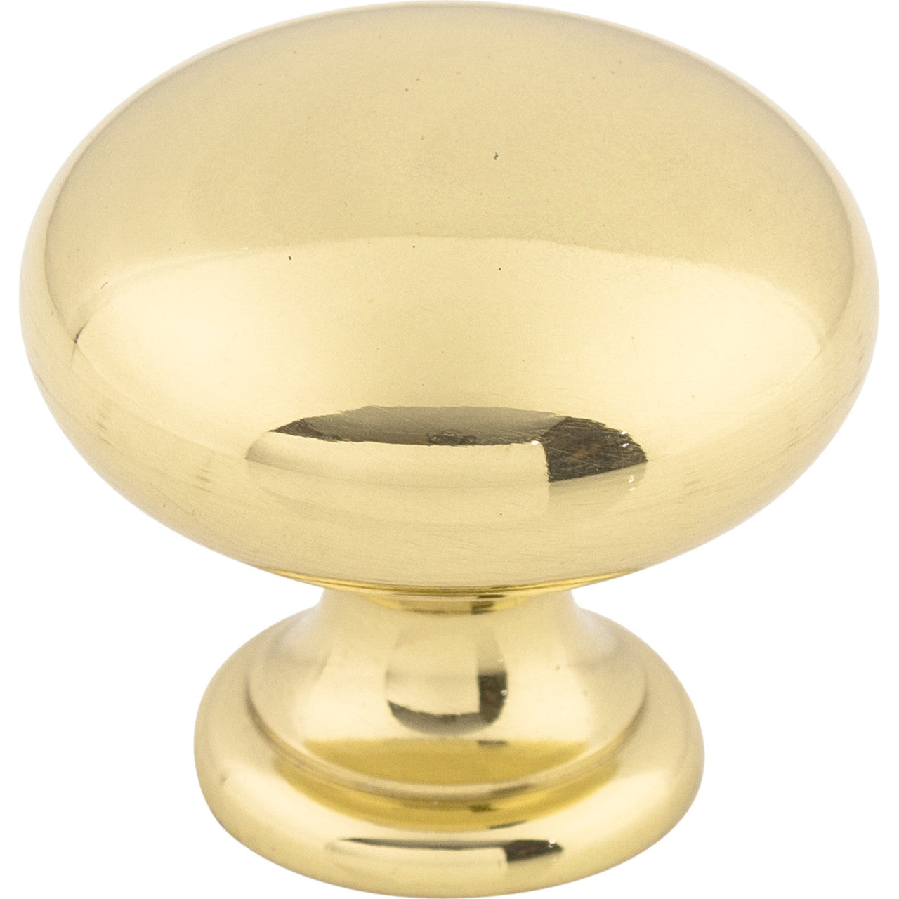 Top Knobs M279: 1-1/4" Somerset II Mushroom Cabinet Knob - Polished Brass