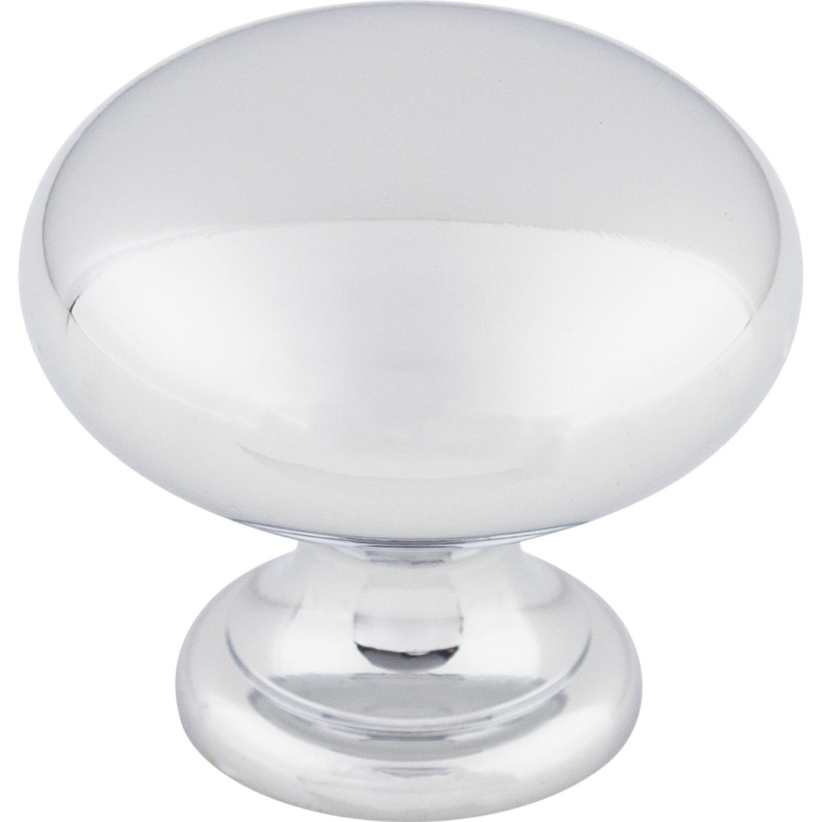Top Knobs M280: 1-1/4" Somerset II Mushroom Cabinet Knob - Polished Chrome