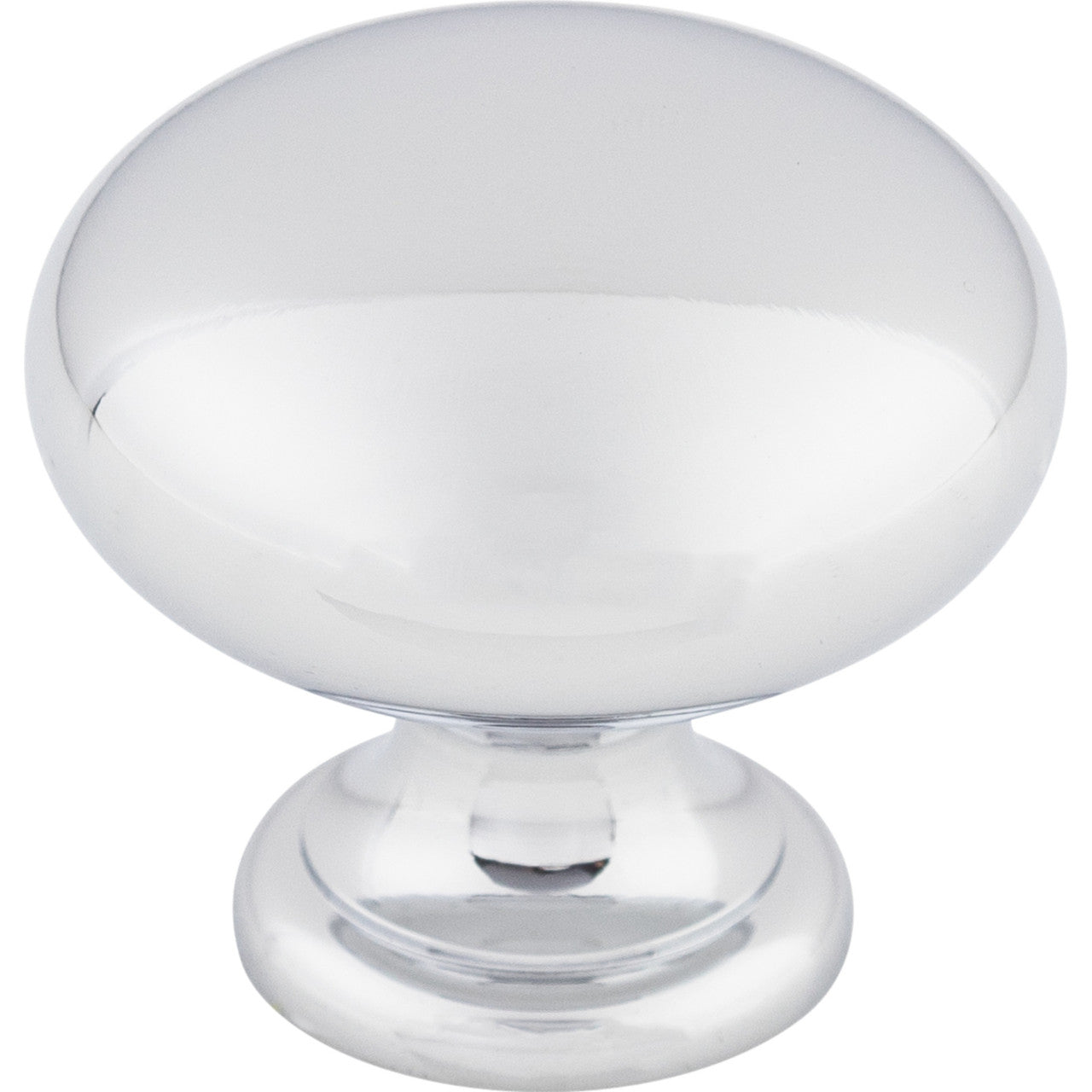 Top Knobs M280: 1-1/4" Somerset II Mushroom Cabinet Knob - Polished Chrome