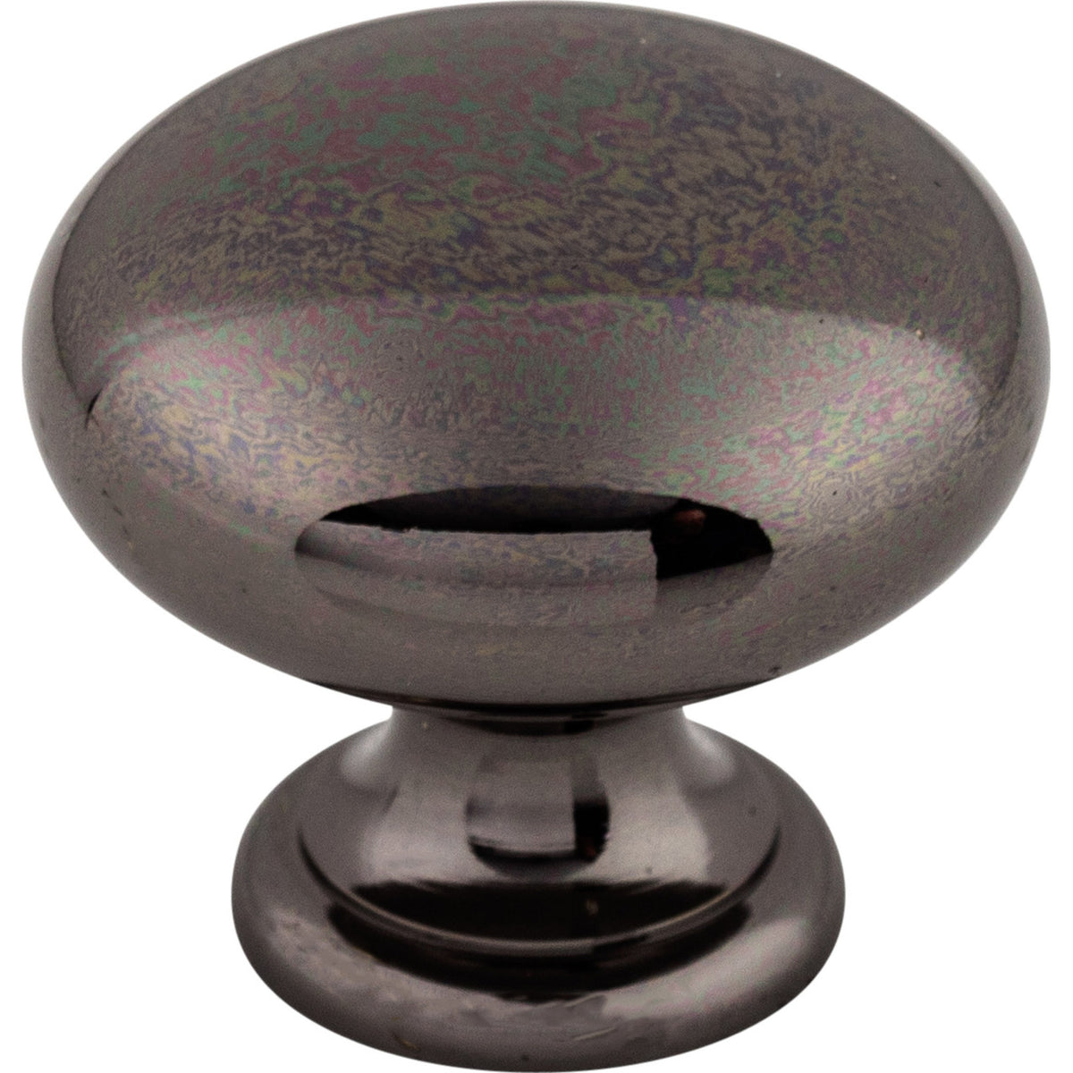 Top Knobs M282: 1-1/4" Somerset II Mushroom Cabinet Knob - Black Nickel
