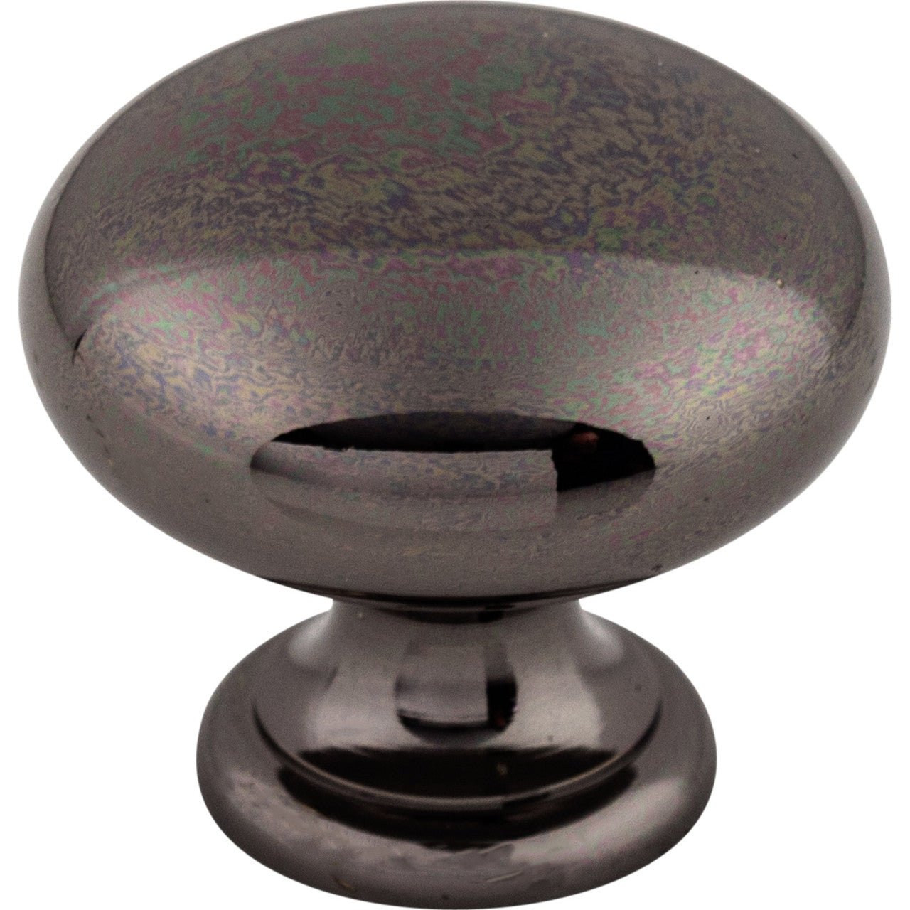 Top Knobs M282: 1-1/4" Somerset II Mushroom Cabinet Knob - Black Nickel