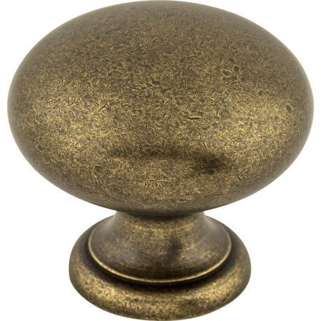 Top Knobs M287: 1-1/4" Somerset II Mushroom Cabinet Knob - German Bronze