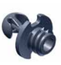 Sugatsune PC-M2H: Fastmount Heavy Duty Self-Tapping Clip - Black
