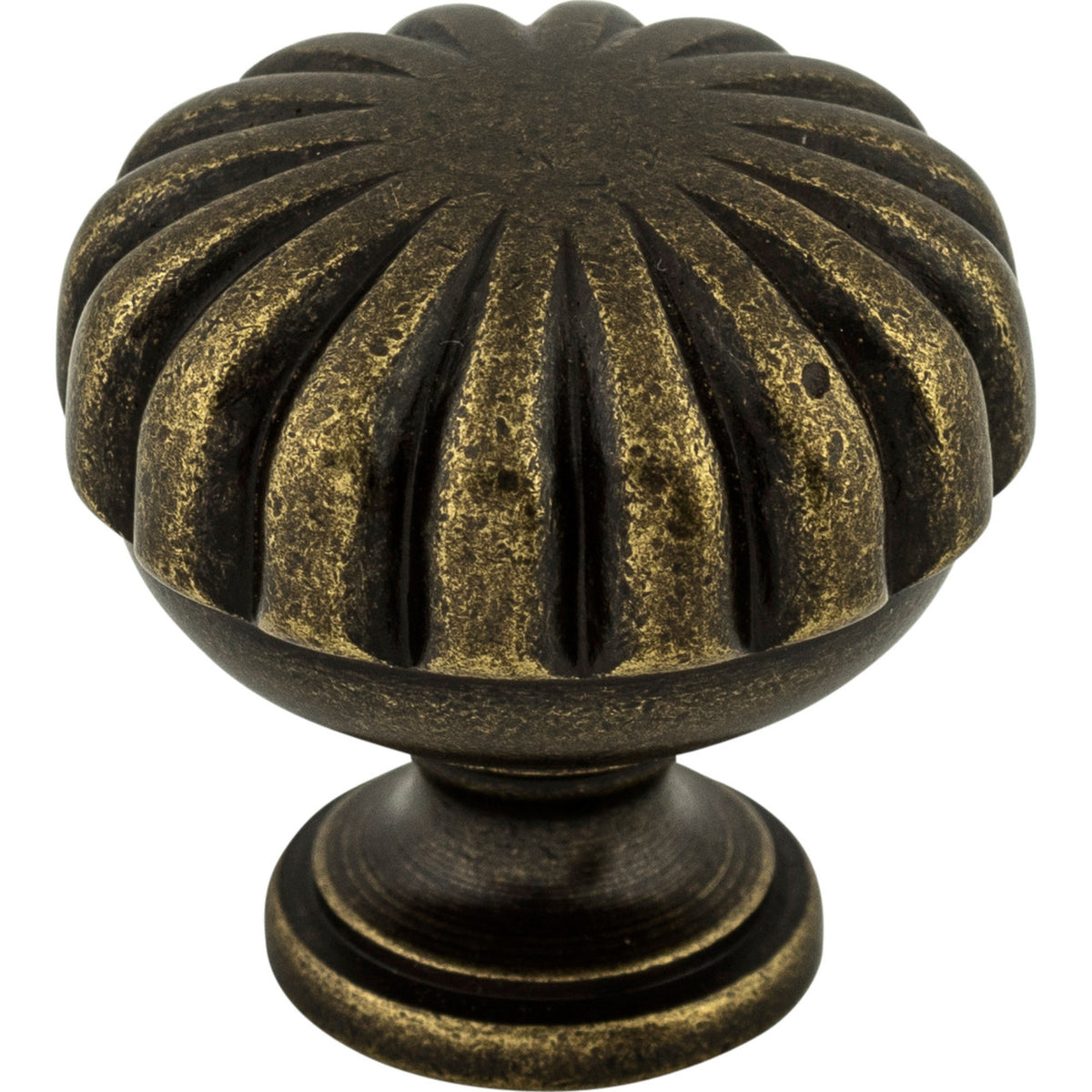 Top Knobs M321: 1-1/4" Somerset II Melon Cabinet Knob - German Bronze