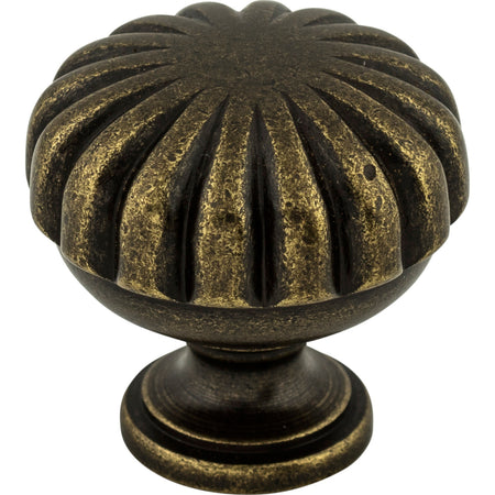 Top Knobs M321: 1-1/4" Somerset II Melon Cabinet Knob - German Bronze