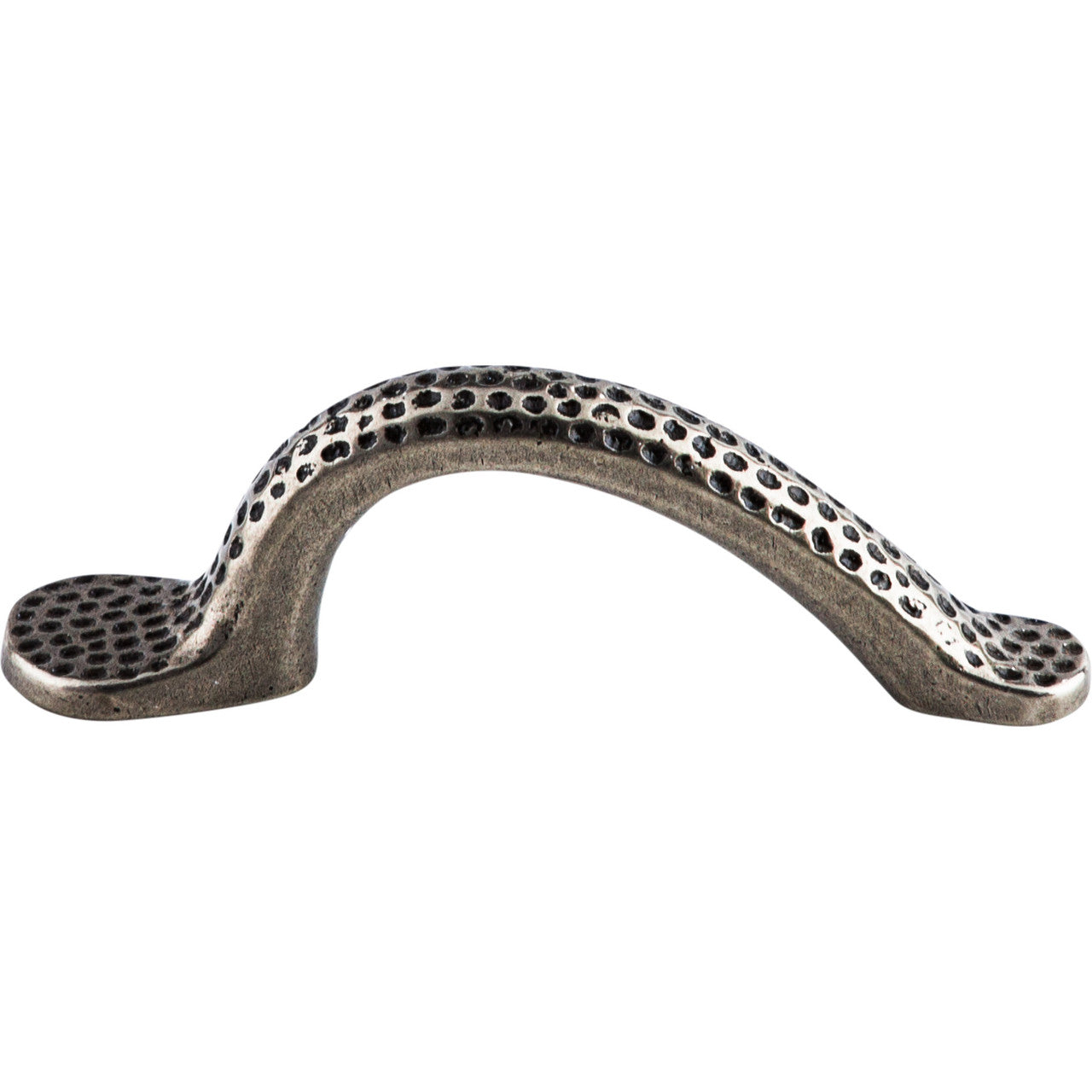 Top Knobs M34: 2-1/2" cc Warwick Vertical Latch Cabinet Pull - Cast Iron