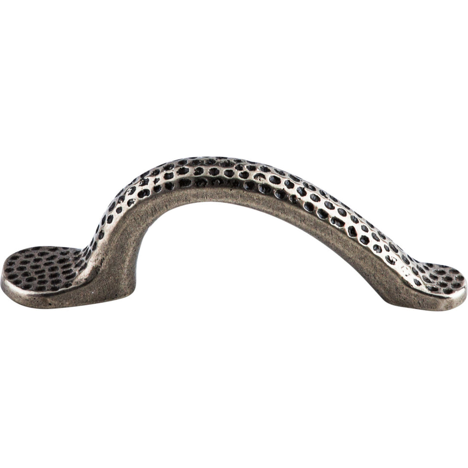 Top Knobs M34: 2-1/2" cc Warwick Vertical Latch Cabinet Pull - Cast Iron