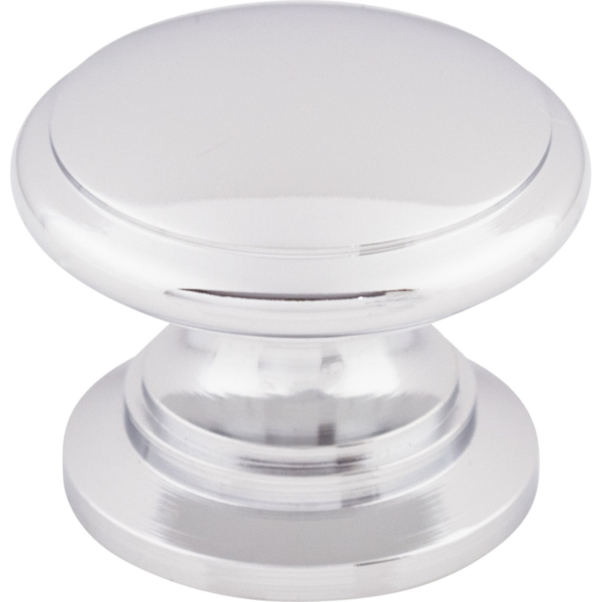 Top Knobs M350: 1-1/4" Ray Round Cabinet Knob - Polished Chrome