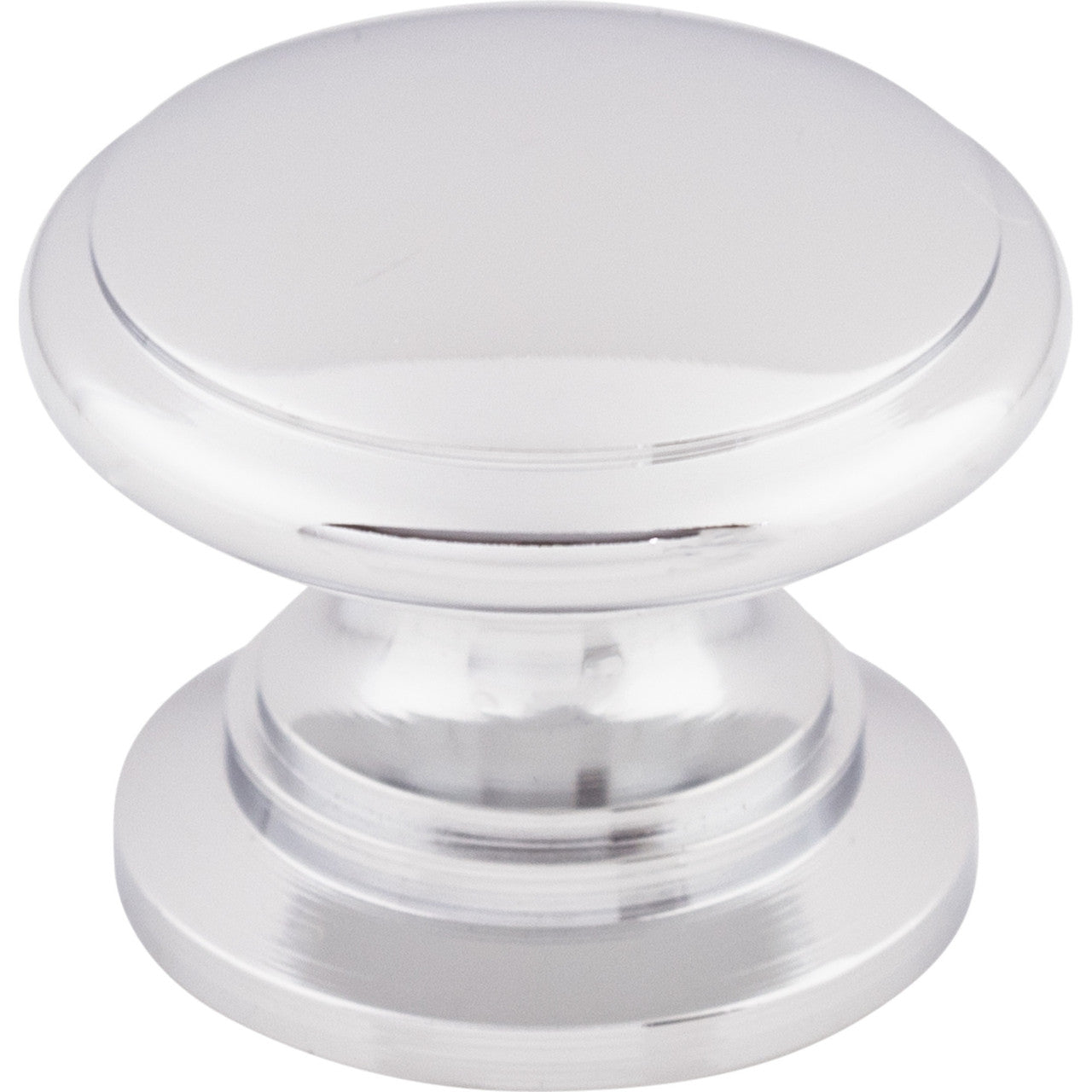 Top Knobs M350: 1-1/4" Ray Round Cabinet Knob - Polished Chrome