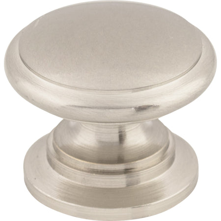 Top Knobs M351: 1-1/4" Ray Round Cabinet Knob - Brushed Satin Nickel