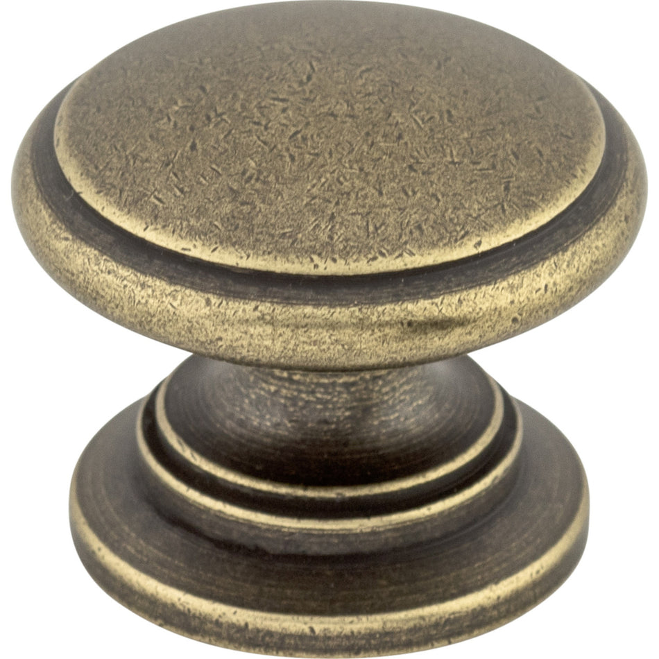 Top Knobs M355: 1-1/4" Ray Round Cabinet Knob - German Bronze