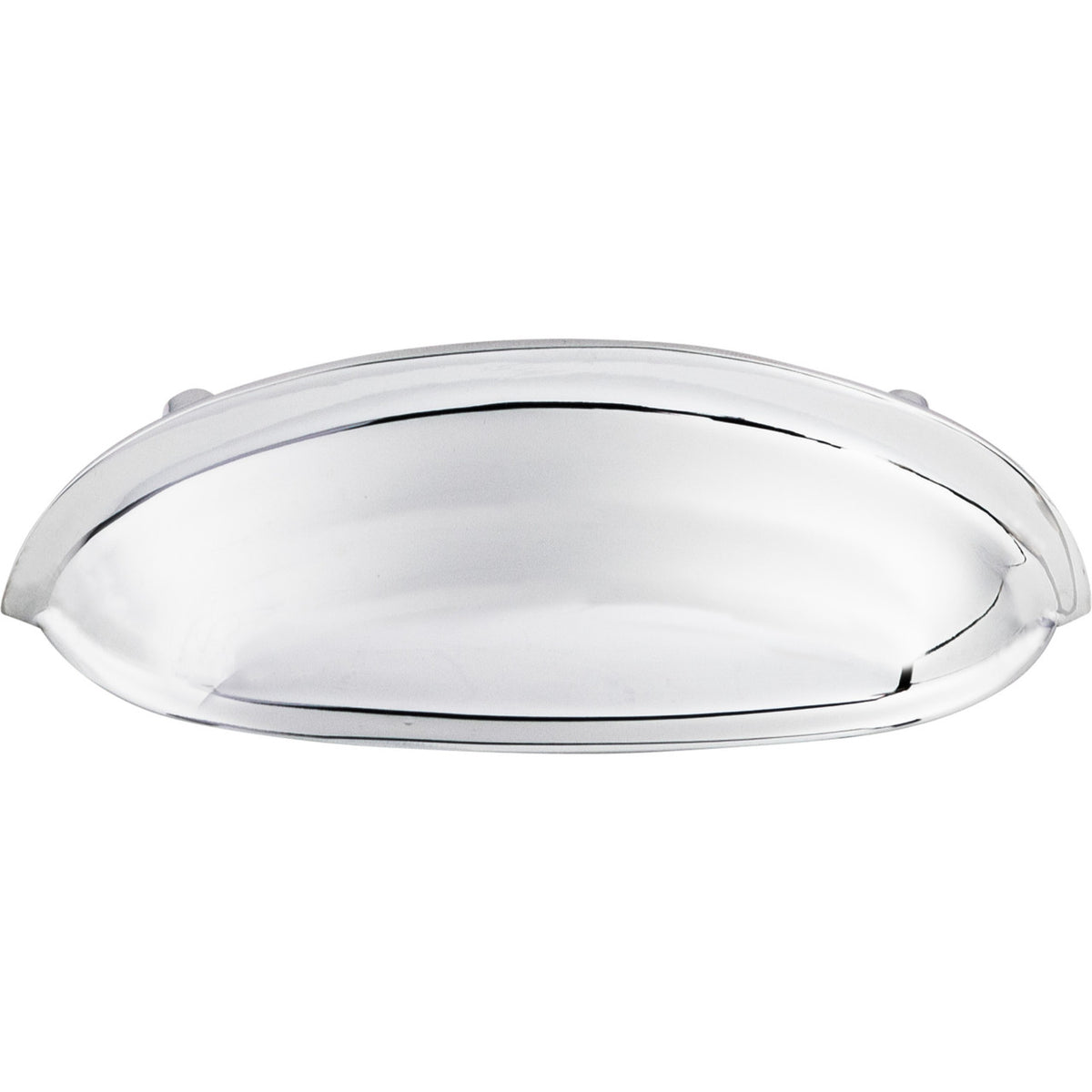 Top Knobs M359: 3" cc Somerset Cup Cabinet Pull - Polished Chrome
